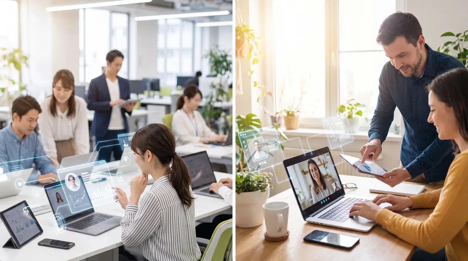 Job seekers and recruiters using AI hiring tools