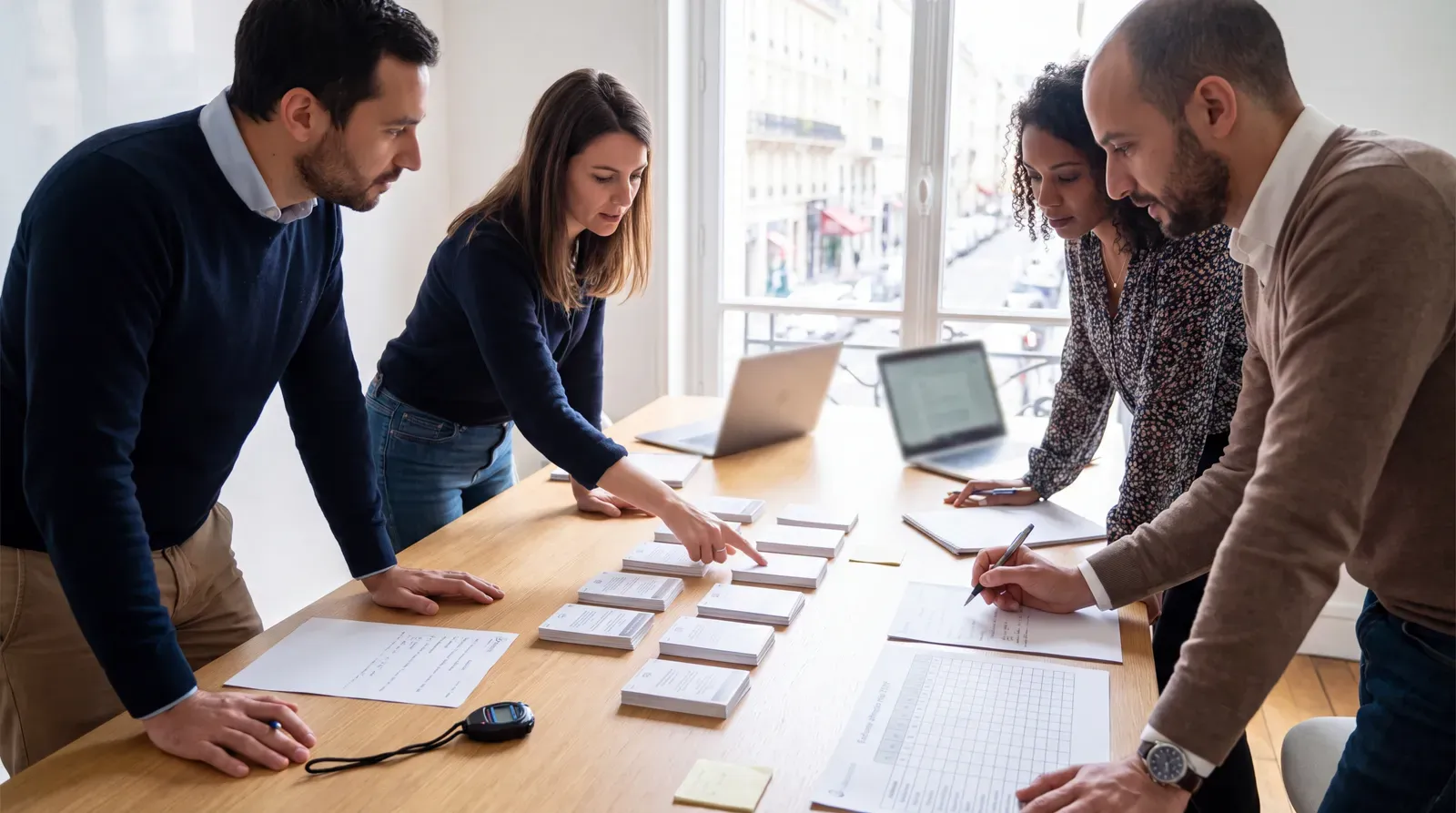 Une équipe de recrutement conçoit une simulation et sa grille d’évaluation