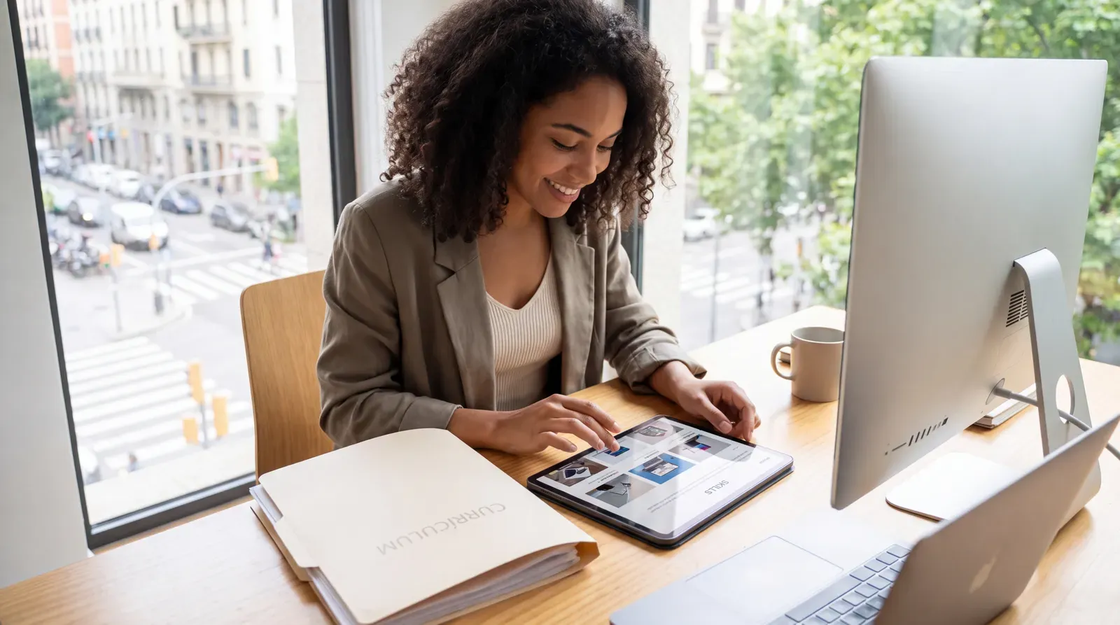 Profesional transforma tareas pasadas en habilidades y resultados dentro de un CV digital