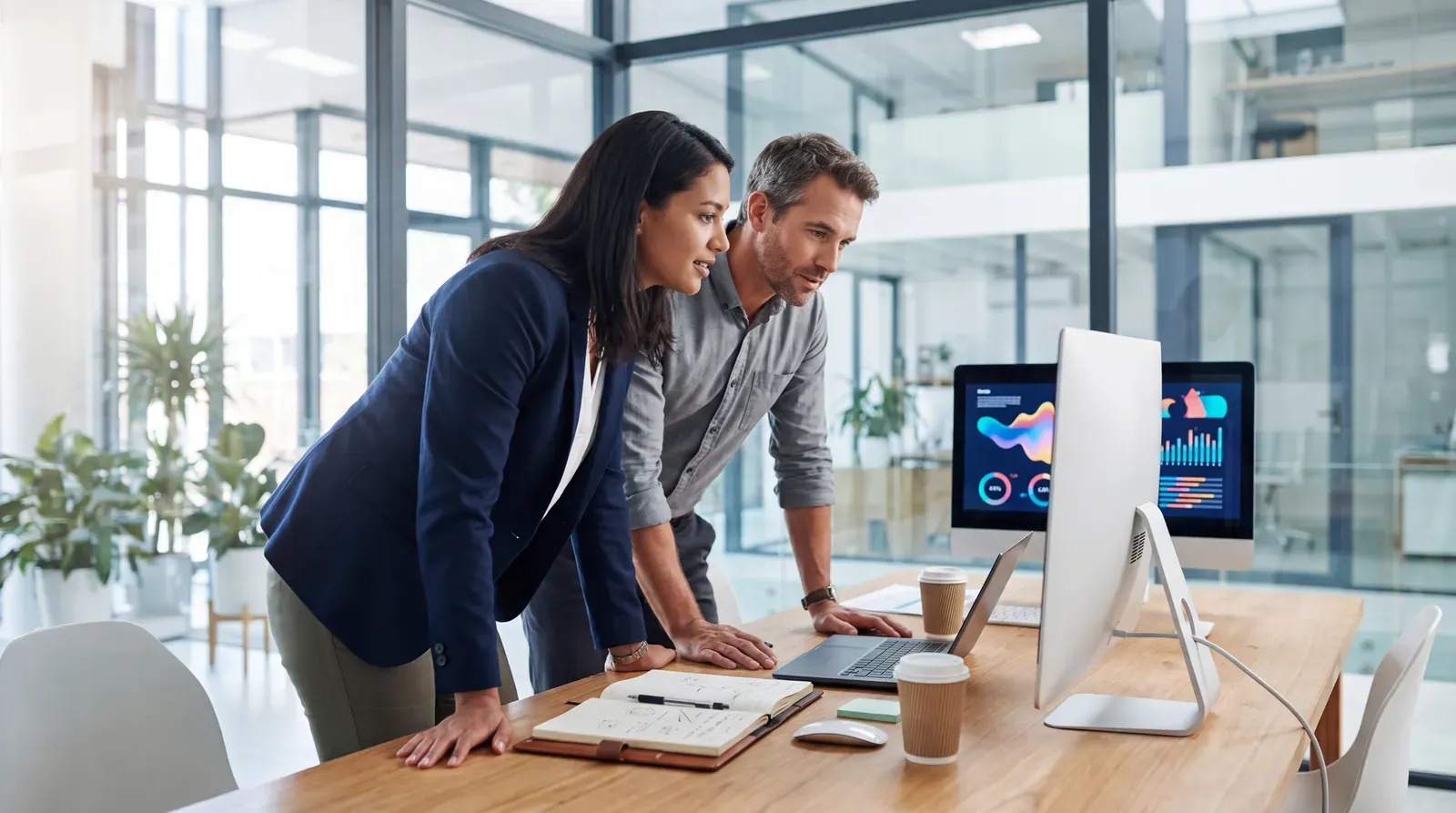 Une responsable recrutement et un responsable technique préparent les points à approfondir.