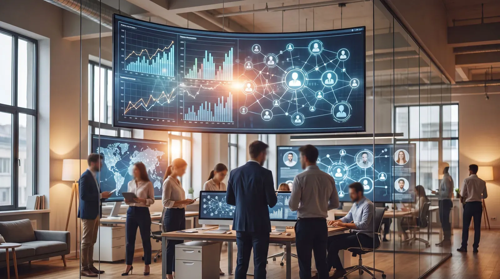 Finance dashboard turning into a hiring talent map