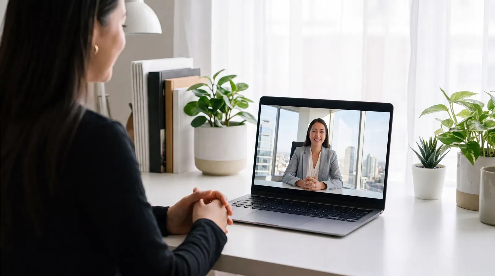 Entrevista de emprego online para vaga híbrida