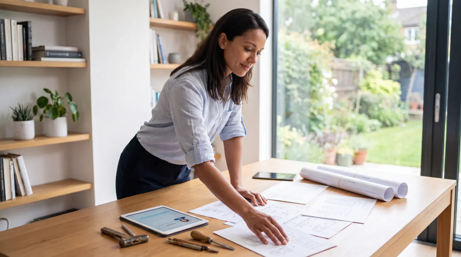 Job seeker turning work experience into clear evidence for an application