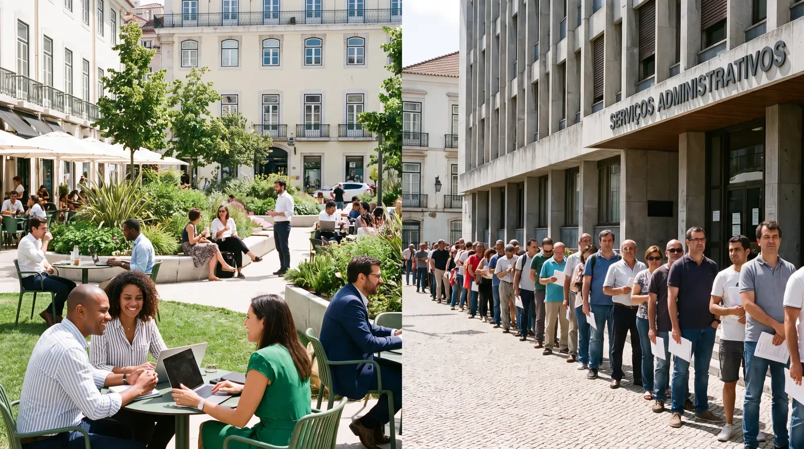 Qualidade de vida e burocracia coexistem na experiência profissional em Portugal