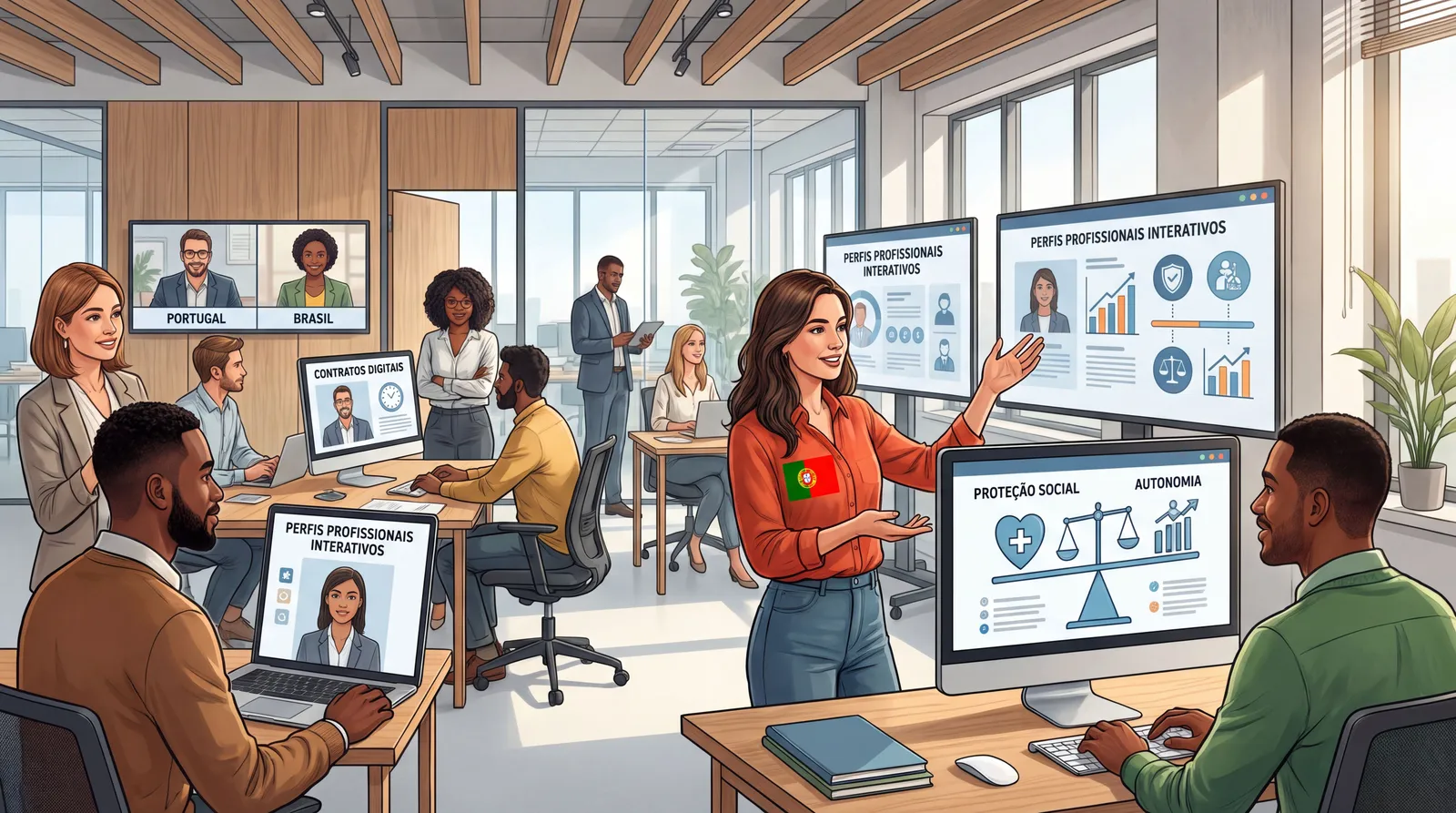 Profissionais e recrutadores discutem proteção social e flexibilidade no trabalho