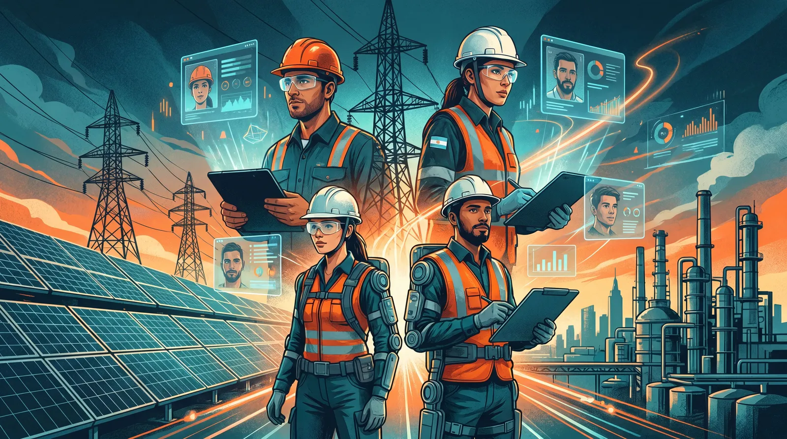 Talento técnico y perfiles digitales en el sector energético argentino